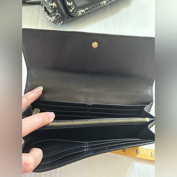 Coach Madison Sadie Flap Crossbody Satchel and Wallet in Two Tone Python - Picture 16 of 16